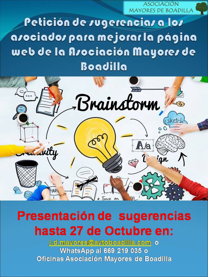 �TIENES ALGUNA SUGERENCIA PARA MEJORAR NUESTRA WEB?